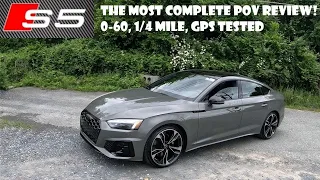 2024 Audi S5 3.0T Sportback Premium Plus - POV Test Drive | 0-60