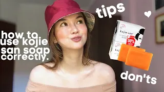 HOW TO USE KOJIE SAN WHITENING SOAP CORRECTLY TO MAKE IT EFFECTIVE (do's, don'ts & tips) | ARA G.