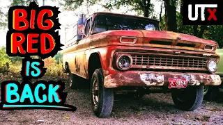 BIG RED'S BIG DAY - 1963 Chevy 4x4 FIRST START In Years - UTX