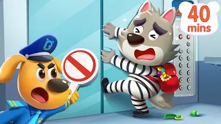 Elevator Safety Tips | Police Cartoon | Safety Cartoon | Kids Cartoon | Sheriff Labrador | BabyBus