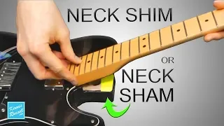 How and Why to Install a Neck Shim on a Fender Bolt On Neck