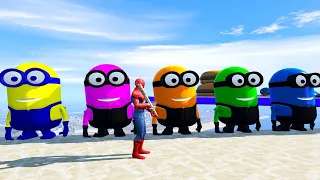 Web-Slinging and Minion Mayhem: GTA V Funny Moments Compilation#GTA5 #ragdoll