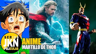 8 PERSONAJES del ANIME capaz De USAR el MARTILLO de THOR