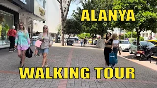 🇹🇷 Alanya Walking Tour | Street Walking Tour Turkey 4K 🌴