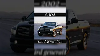 Evolution of Dodge Ram pickup (1981-2023) #Dodge #ram #truck #shorts