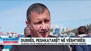 Durrës, peshkatarët në vështirësi. Dhjetëra anije qëndrojnë në Kalatë