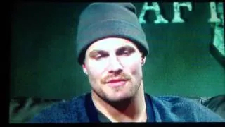 #Olicity interview at the aftershow courtesy of the arrow aftershow by jhon campea and the group