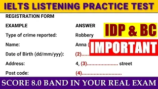 IELTS Listening Practice Test 2024 with Answers | IELTS Listening Practice