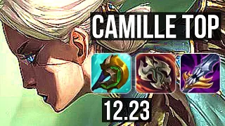 CAMILLE vs FIORA (TOP) | 7 solo kills, 800+ games, 1.3M mastery, 11/4/9 | KR Diamond | 12.23