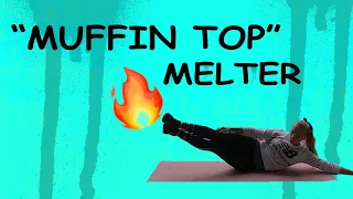 Muffin Top HIIT Workout | LOSE MUFFIN TOP FAT | At Home | No Equipment