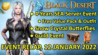 FREE Value Pack & FREE Outfit (4 Years SEA Server) (Black Desert Online Event Recap, 12 Jan 2022)