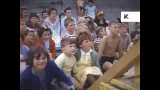 1950s UK Children Watch Punch and Judy Show, Home Movies