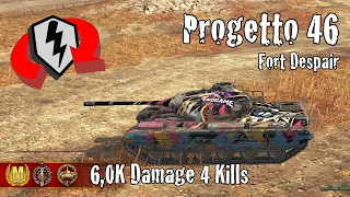 Progetto M35 mod. 46  |  6,0K Damage 4 Kills  |  WoT Blitz Replays