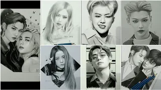 Amazing Kpop FanArt Drawings | TikTok | Indonesian