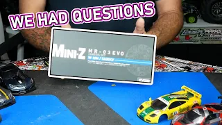 KYOSHO MINI-Z MR-03 EVO: We had some Questions