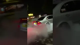 E55 AMG BURNOUT