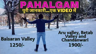 PAHALGAM- Kashmir Tour in winter 2022 | Best 2-Day Itinerary .ये नही देखा तो कुछ नही देखा | Ep-4