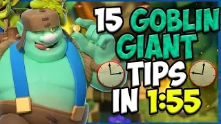 15 QUICK Tips About: Goblin Giant🤢 - Clash Royale