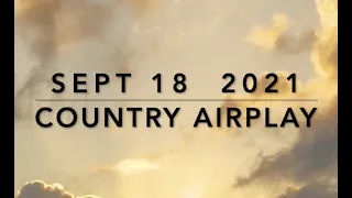 Billboard Top 60 Country Airplay Chart (Sept 18 2021)