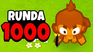 DOSZEDŁEM DO 1000 RUNDY UŻYWAJĄC 1 DART MONKEY w BLOONS TD 6