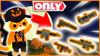 Halloween Challenge 🎃 Orange Guns Only In Super Animal Royale