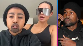 North TRANSFORMS Into Dad Kanye West Alongside Kim Kardashian on TikTok