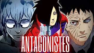 Top 5 des Antagonistes | Naruto TOP