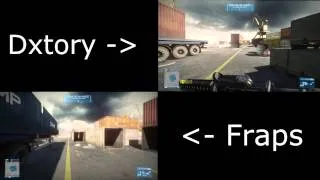 Dxtory vs. Fraps | Battlefield 3 | Full HD - 1080p