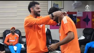 VIRAT KOHLI GIVE  FIELDER OF THE MATCH AWARD TO SHARDUL THAKUR  AFTER IND WON VS AFG | DRESSING ROOM