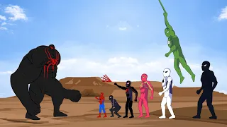 Evolution of Black SpiderHULK vs Evolution of Team Spider-Man [HD]