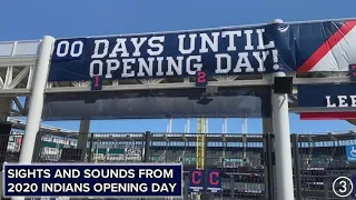 SIGHTS AND SOUNDS | Cleveland Indians prepare for Opening Day against Kansas City Royals at Progress