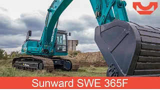 Giant excavator - Sunward SWE 365F - UTILBEN