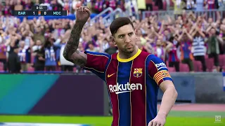 Pro Evolution Soccer 2021 - FC Barcelona vs Real Madrid Gameplay (1080p60fps)