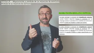 Perdida de la relación de servicio - TREBEP 5/2015 - 11a parte