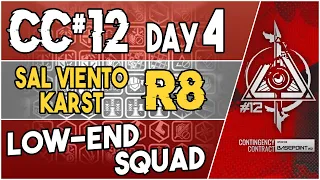 CC#12 Daily Stage 4 - Sal Viento Karst Risk 8 | Low End Squad |【Arknights】