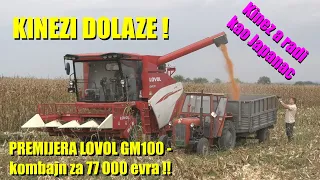 KINEZI DOLAZE - MEHANIZACIJA - KINESKI KOMBAJN za 77 000 evra   - EVROPSKA PREMIJERA ! LOVOL GM100