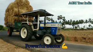 Swaraj 744 FE Tractor trailer performance | Swaraj 744 FE tractor performance road running