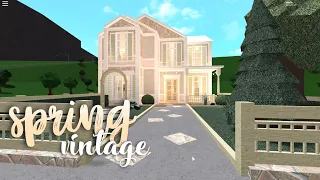 - Spring Vintage Home - Bloxburg Speedbuild - Nixilia -