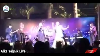 Alka Yagnik _ Ek Do Tin || Live Concert 2018