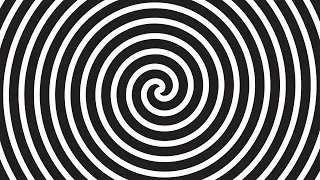 Black and white Spiral, illusion