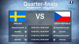 #IIHFEsports Fan Championship Quarter-finals: Sweden vs Czech Republic | #IIHFWorlds 2020