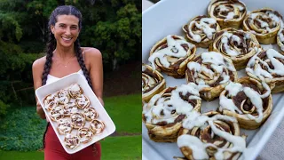 Raw Vegan Cinnamon Rolls 🤤 Best Recipe 💫 Sweet, Soft, & Gooey