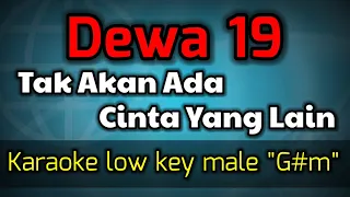 tak akan ada cinta yang lain - dewa 19(karaoke male low key)