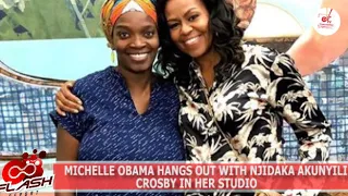 Michelle Obama Hangs Out With Njideka Akunyili Crosby In Her Studio