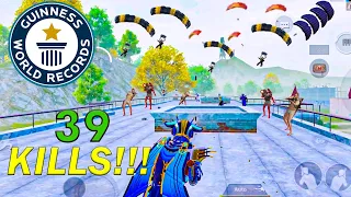 39 KILLS 😲 BEST OF NEW WORLD RECORD 🔥  SOLO VS SQUAD - PUBG MOBİLE GAMEPLAY