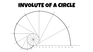 TD - How to construct the Involute of a Circle.