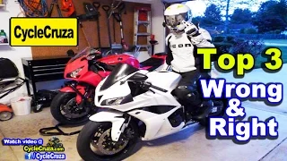 Top 3 CycleCruza Was Wrong and Right About in Past Videos | MotoVlog