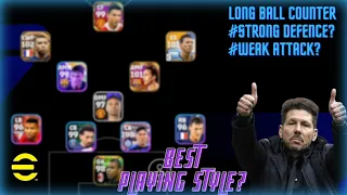 LONG BALL COUNTER THE BEST PLAYING STYLE? 🤔|| eFootball 2024 mobile