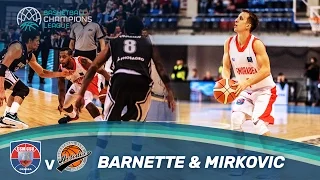 Outstanding Barnette (27 Pts.) and Mirkovic (21 Pts.) lead Oradea to win vs. Saratov!