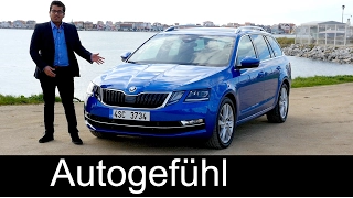 Skoda Octavia Facelift FULL REVIEW 1.8 TSI Combi Estate test driven new neu 2018/2017